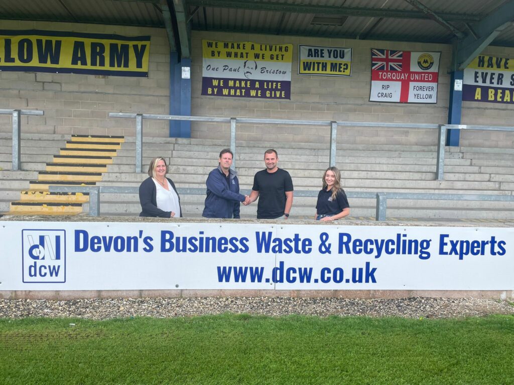 DCW kicks off sustainable solutions for Torquay Utd