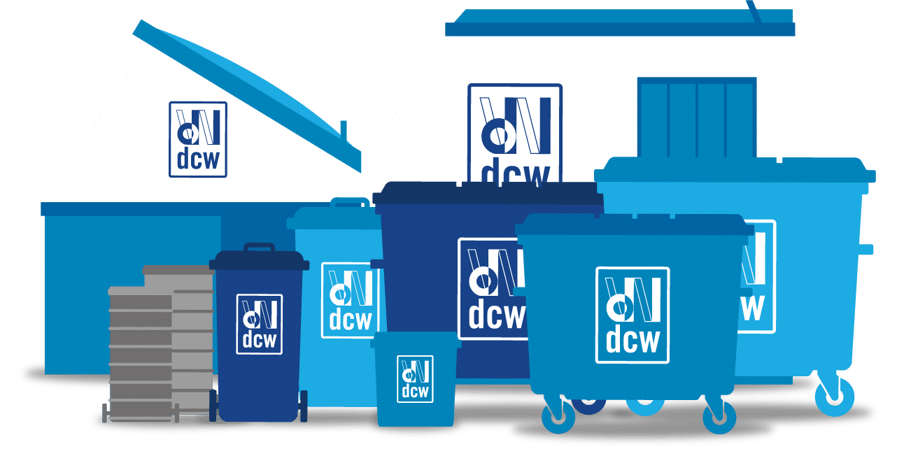 commercial wheelie bins collection